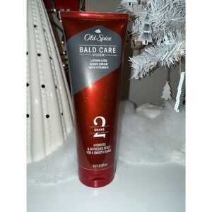 Old Spice Bald Care System Lather Less Shave Cream Scalp 10.9oz